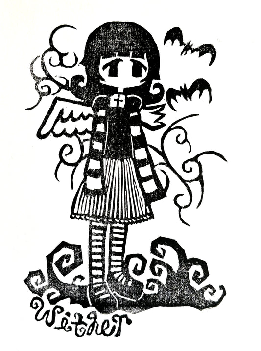 [Wither] Emo Girl Sticker
