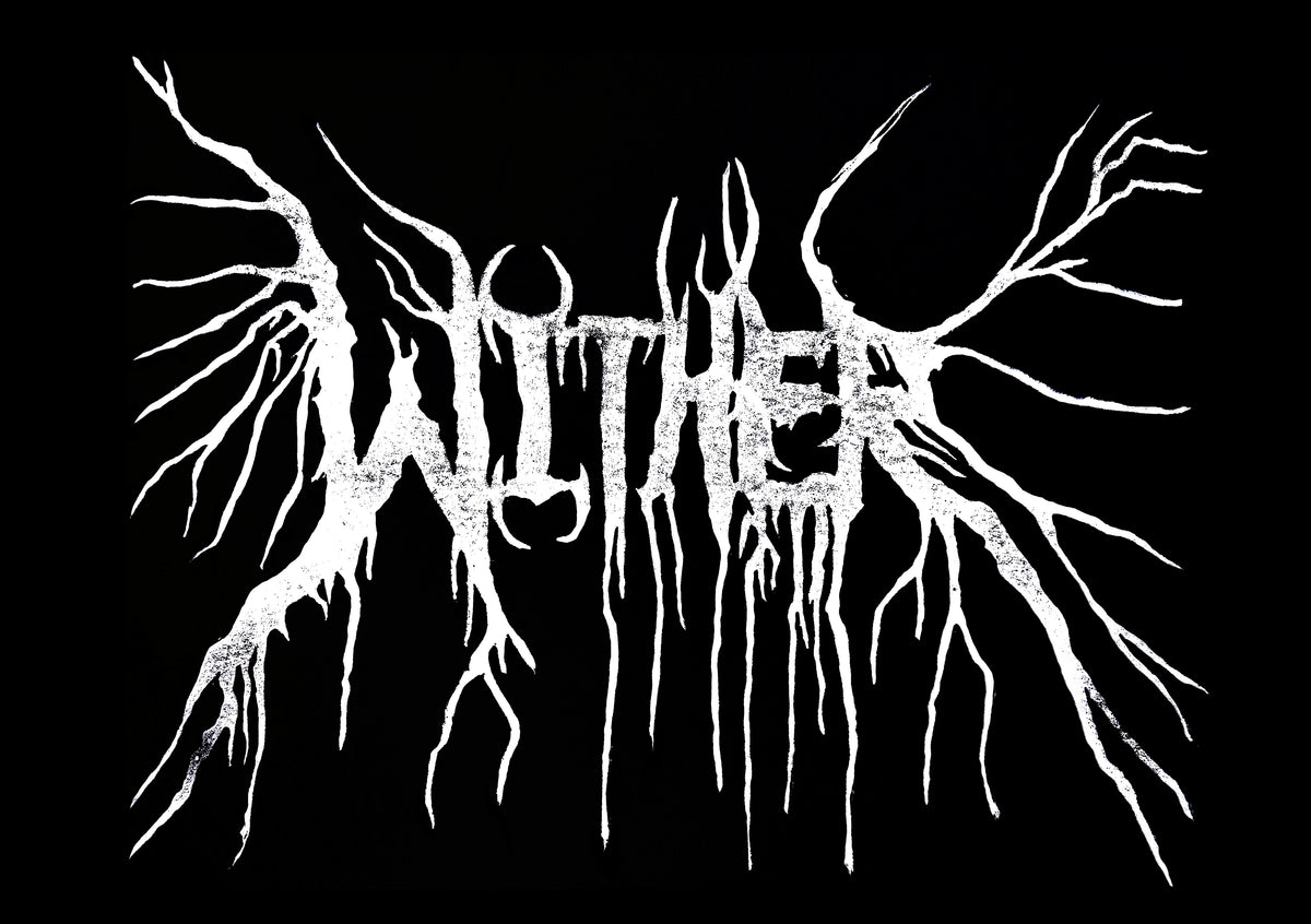 [Wither] Black Metal Logo Sticker