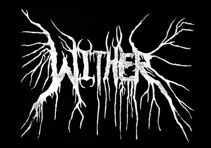[Wither] Black Metal Logo Sticker