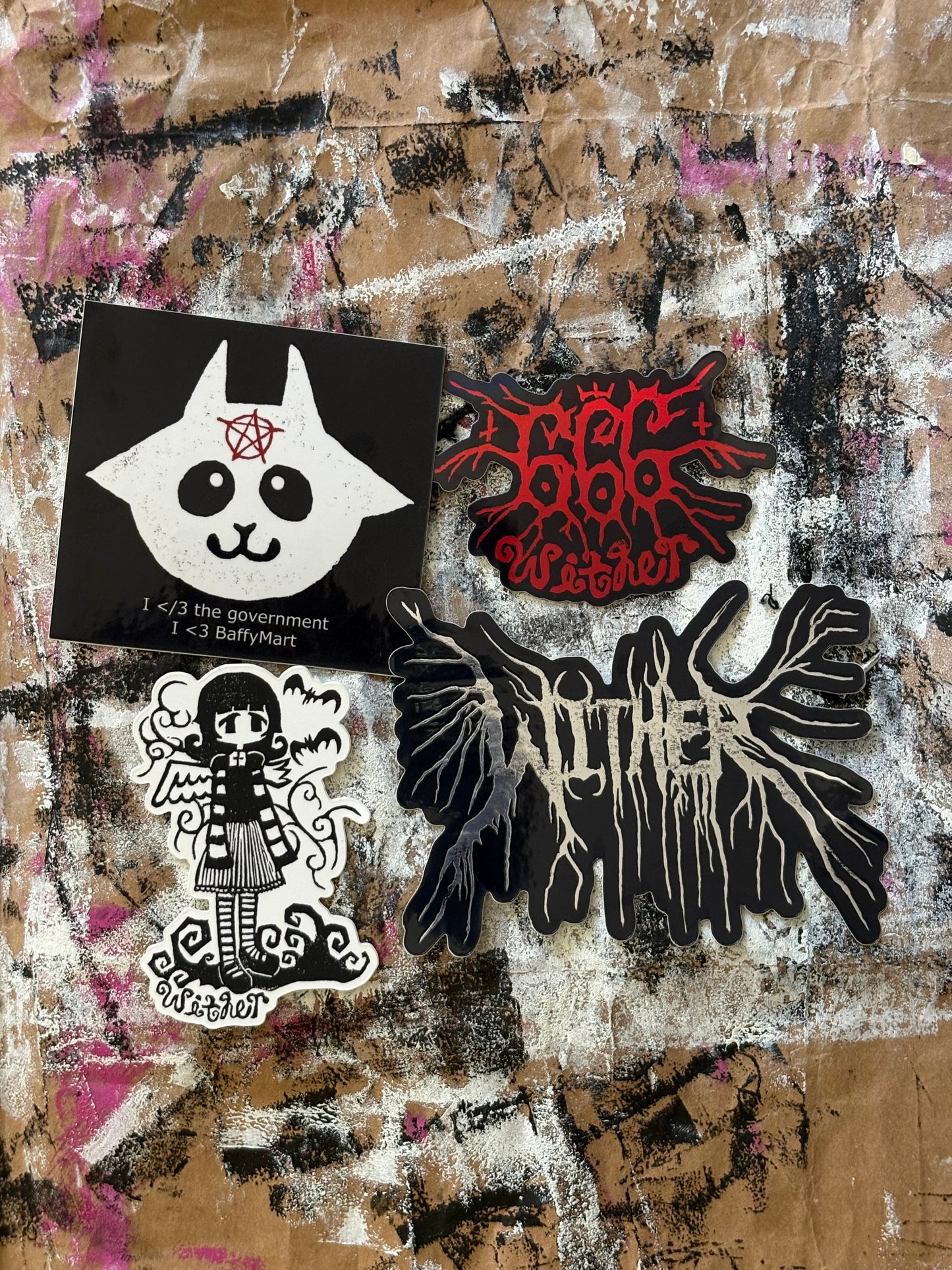 [Wither] Sticker Pack (4)