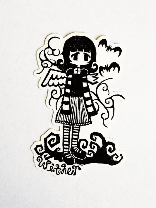 [Wither] Emo Girl Sticker