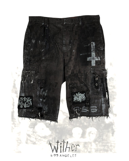 [Wither] Angel Crest Cargo Shorts (34")