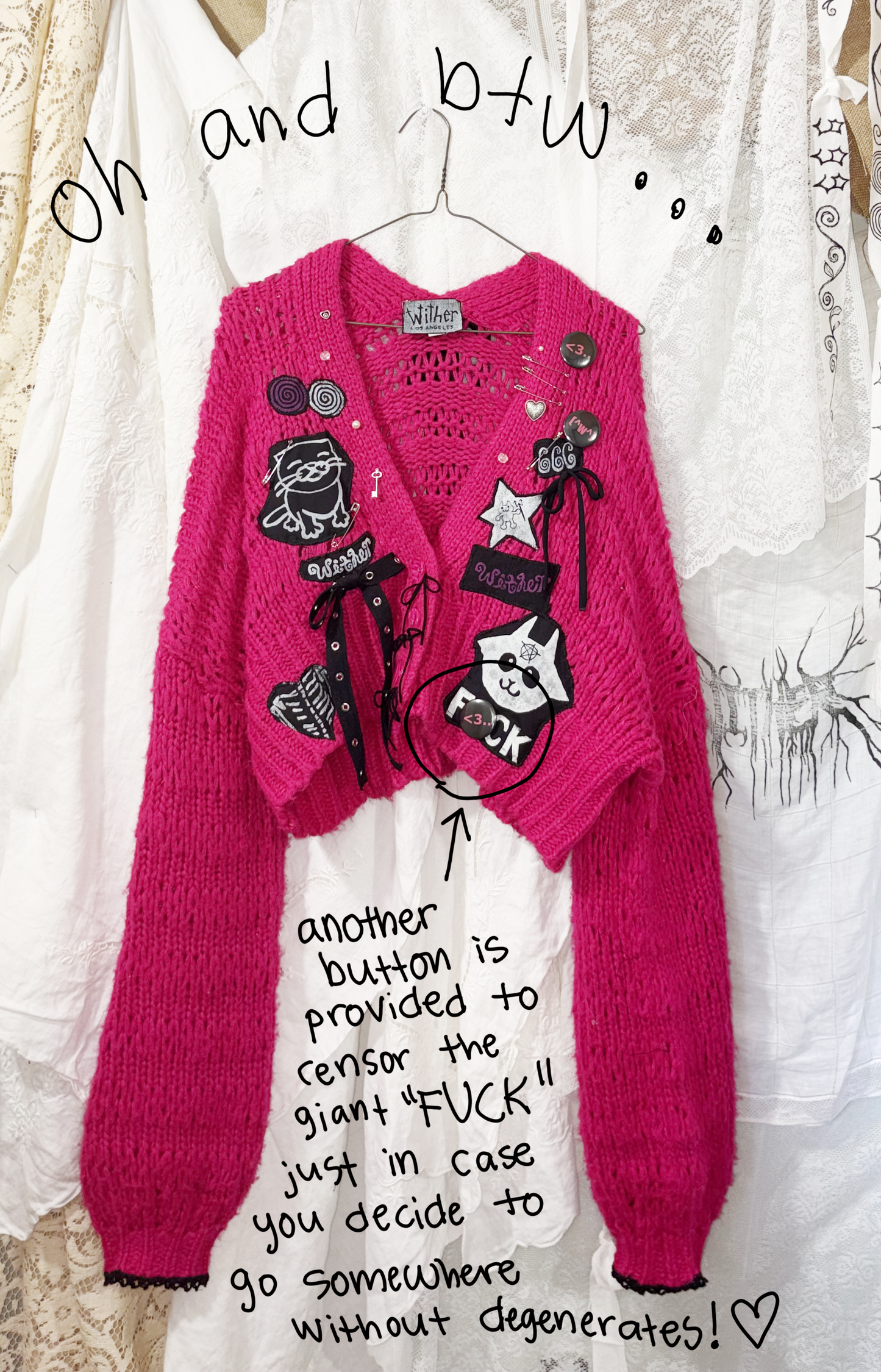 [Wither] Mixtape Cardigan