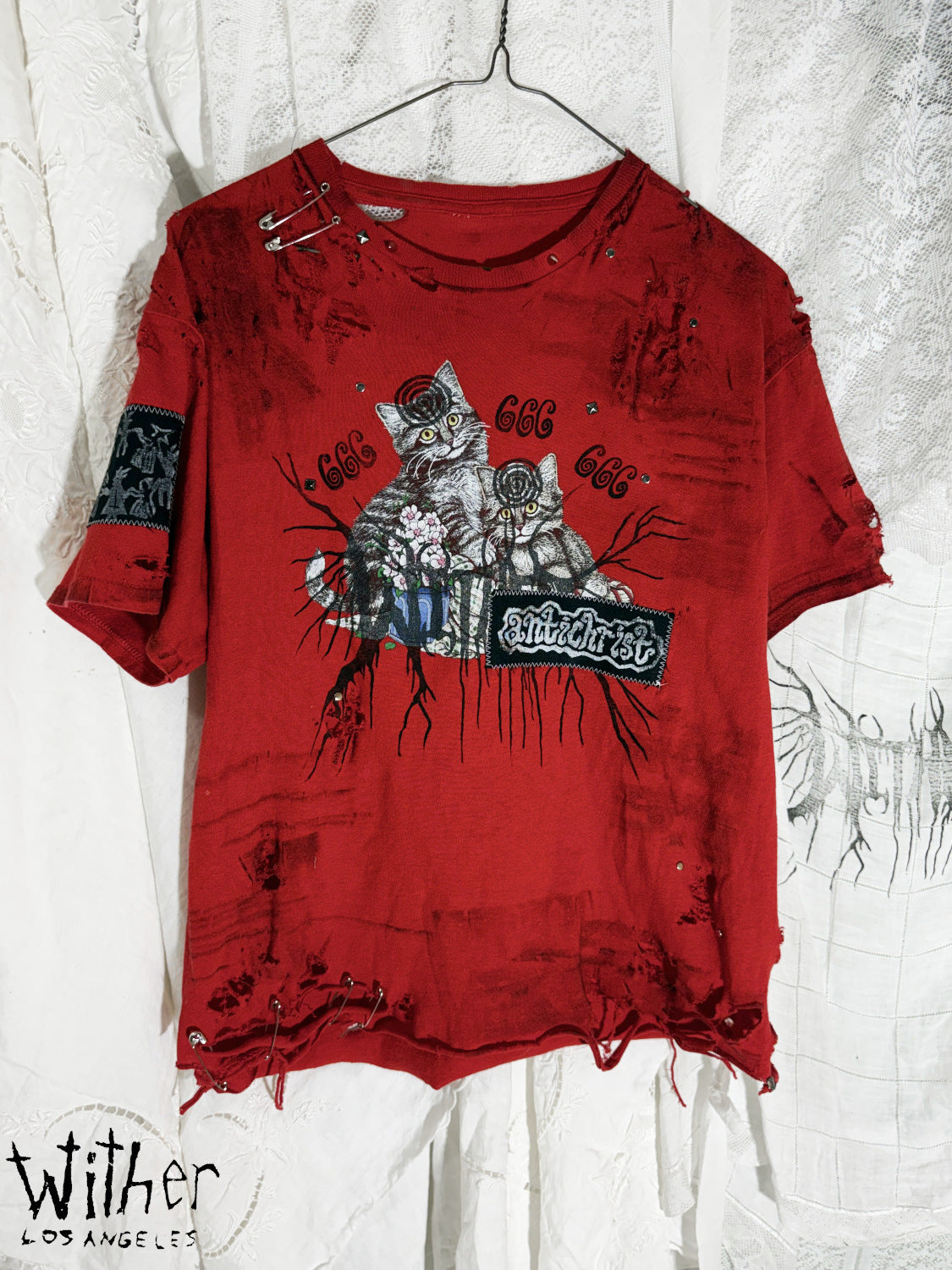 [Wither] Angel Crest Cat Tee