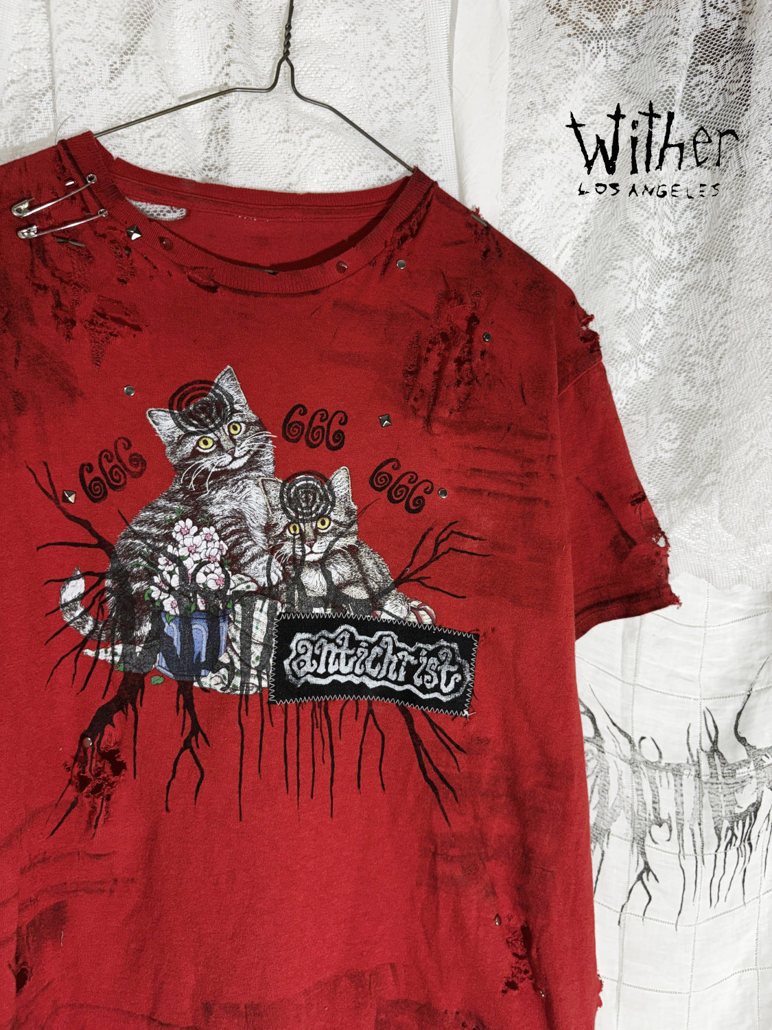 [Wither] Angel Crest Cat Tee